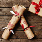 Recycled Heart Christmas Crackers