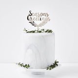 Christmas Personalised Cake Topper