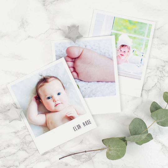 Set Of 10 Personalised Photo Prints