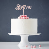 Sixteen Birthday Cake Topper