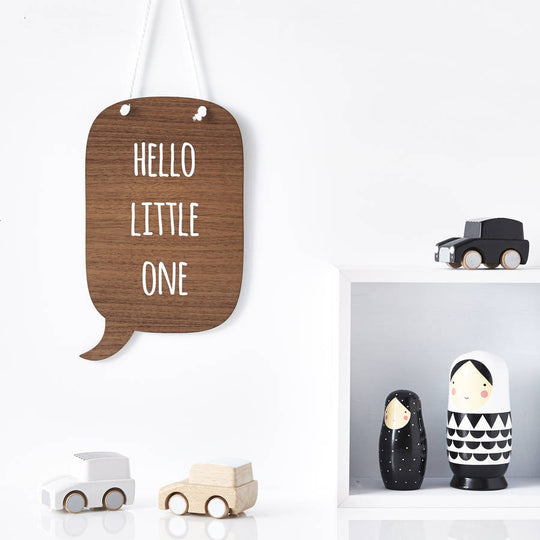 Speech Bubble Personalised Nursery Wall Art