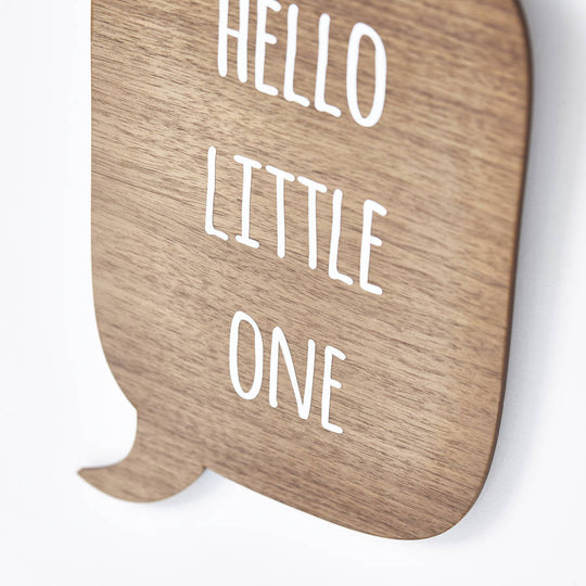 Speech Bubble Personalised Nursery Wall Art