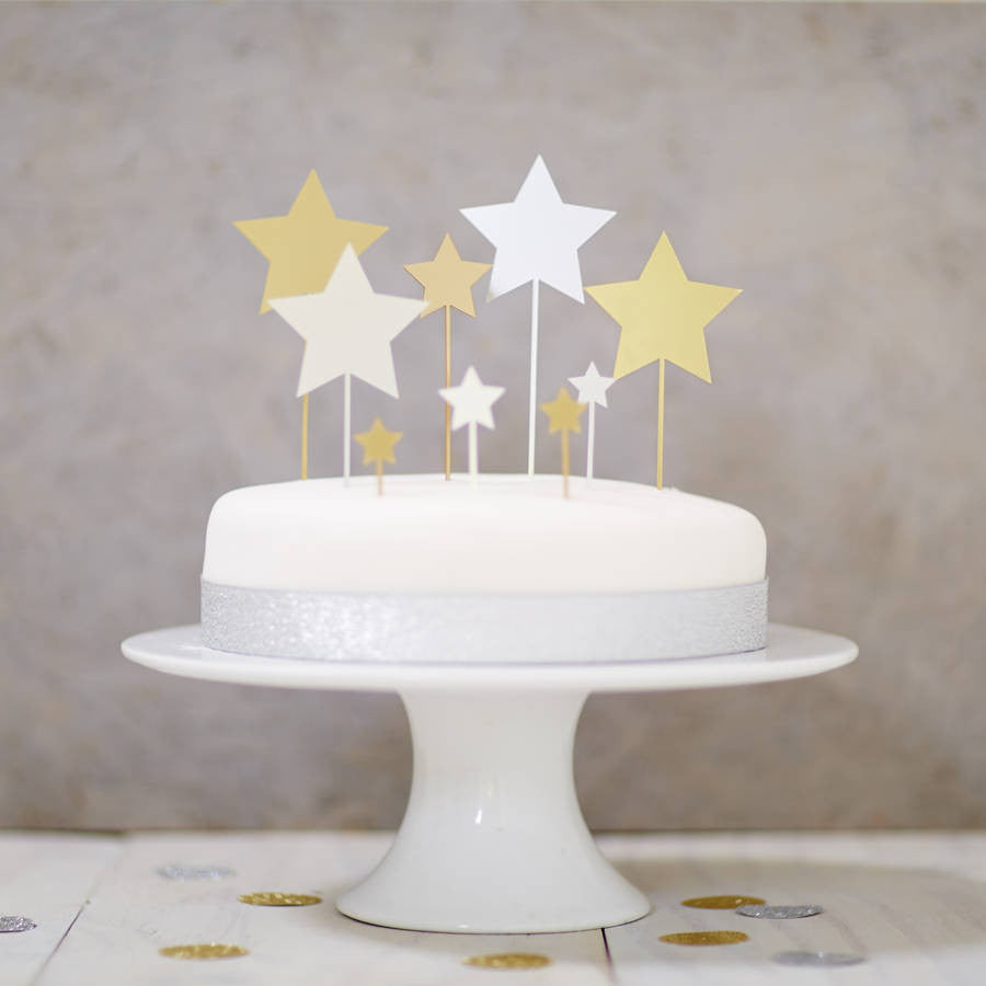 Star Cake Topper Set