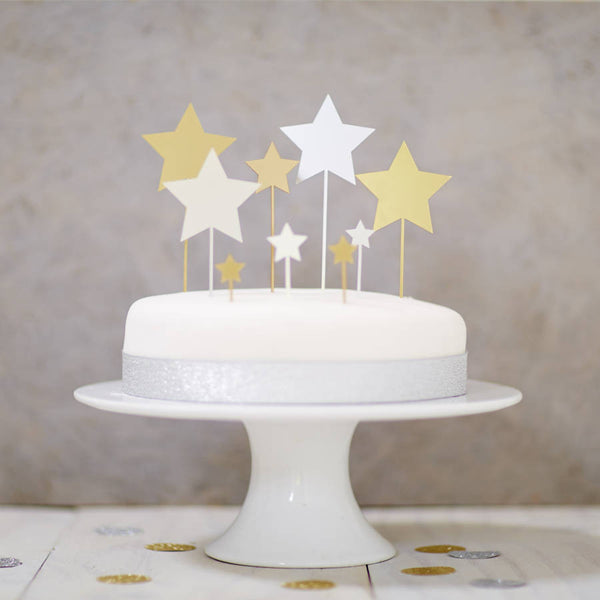 Star Cake Topper Set