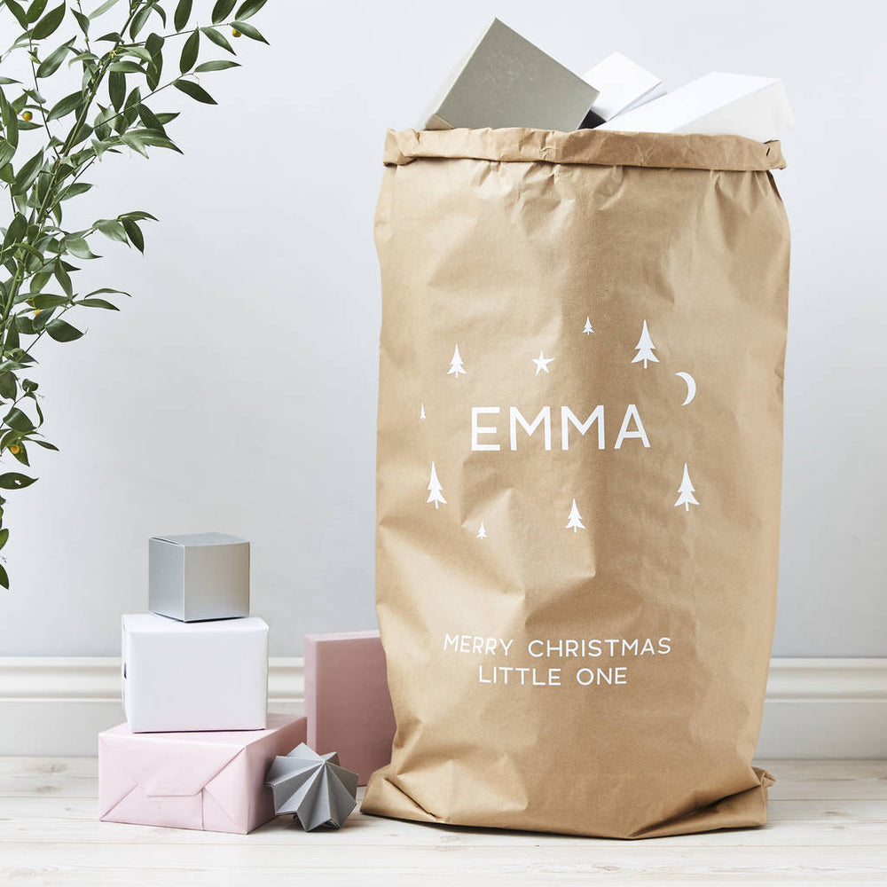 Personalised Christmas Paper Sack