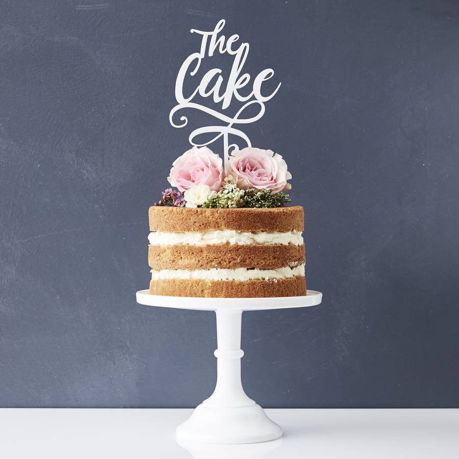 The Cake' Personalised Cake Topper