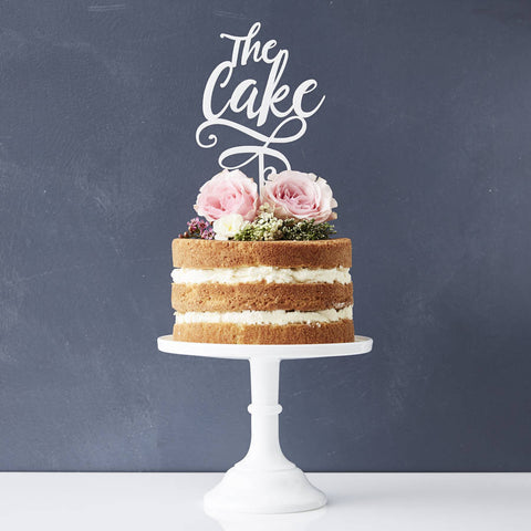 'The Cake' Personalised Cake Topper