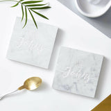 Wedding Personalised Marble Coaster