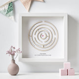 Wooden Maze Personalised Baby Print