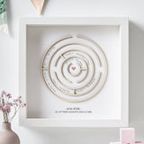 Wooden Maze Personalised Baby Print