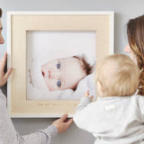 Wooden Personalised Baby Photo Frame