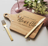 Wooden Personalised Wedding Chopping/Cheese Board