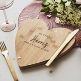 Wooden Personalised Wedding Chopping/Cheese Board