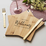 Wooden Personalised Wedding Chopping/Cheese Board